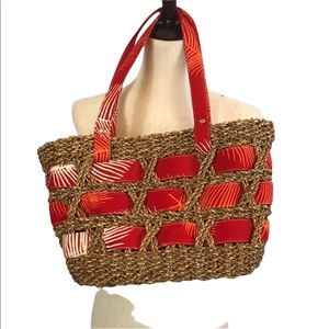 Wicker Tote Bag